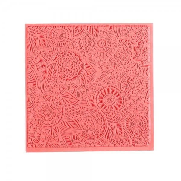 Tapis De Texture Floral 9cm Pour Pate Fimo, Sculpey Cernit Graine Créative 265400 1 Tapis De Texture Floral 9cm Pour Pate Fimo, Sculpey Cernit Graine Créative 265400