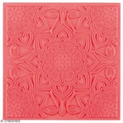 Tapis De Texture Souple - Boho Chic - 9 X 9 Cm
