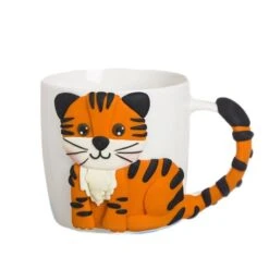 Tiger Mug Kit De BRICOLAGE, Pâte Polymère, De La Décoration, De L'Argile Des Enfants, De L'Argile De
