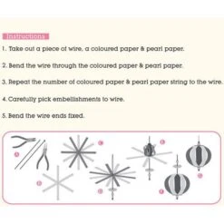 Vert Fait Main BRICOLAGE Décoration D'Arbre De Noël Guirlande Kit De Décoration Pour La Maison De L' -Promos Creavea Boutique vert fait main bricolage decoration darbre de noel guirlande kit de decoration pour la maison de l p 2